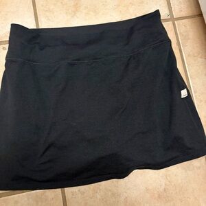 Womens Vuori dark charcoal Athletic skort